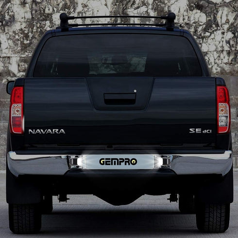 Gempro License Plate Light, 2Pcs LED License Plate Tag Lamp Assembly Replacement Compatbile for Nissan Frontier Titan Xterra Armada Suzuki Equator...