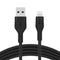 Belkin BoostCharge Flex Silicone USB Type A to Lightning Cable (1M/3.3FT), MFi Certified Charging Cable for iPhone 13, 12, 11, Pro, Max, Mini, SE,...