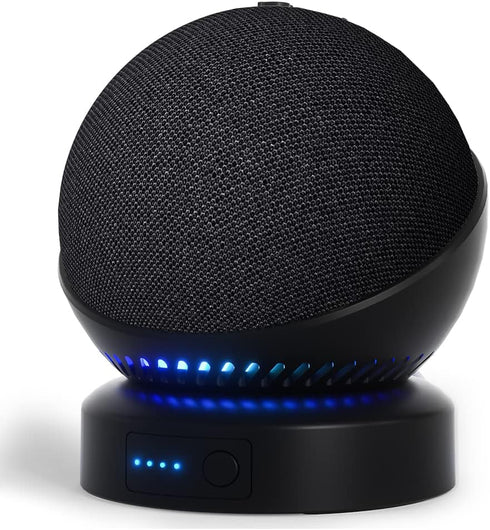 Battery Base for Echo Dot 5th Gen Portable Echo Dot 4th and 5th Gen & Homepod Mini Battery Base Pack, Not Including The Speaker (Black)...