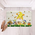 Bee Doormat Welcome Honeycomb Garden Flowers Honey Gnome Funny Entryway School Rugs Indoor Non Slip, Washable Entrance Mat Outdoor Door Mats for K...
