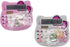 2 Pack Solar Calculator White Pink Rhinestones Calculators Large Display Battery Solar Desk Calculators Best Accounting Calculators Full Crystal C...