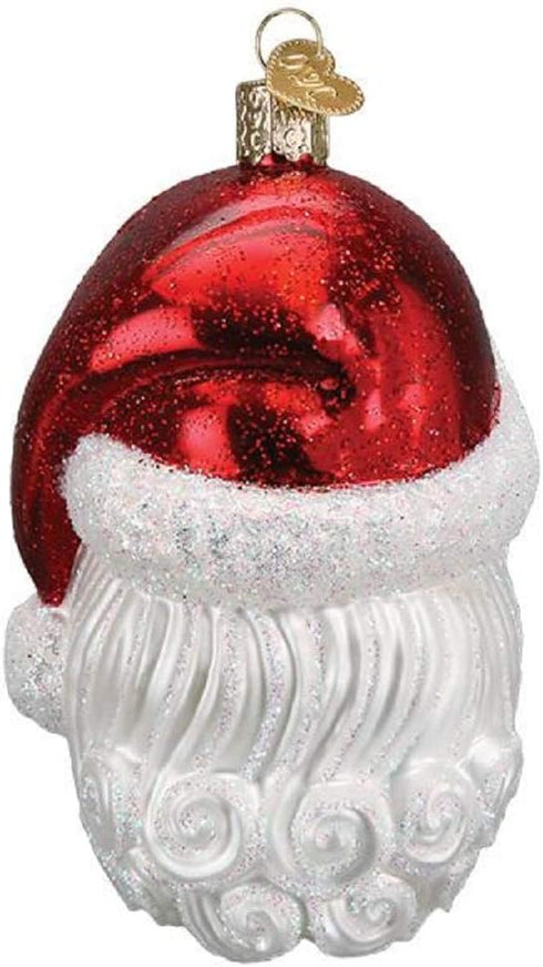 Old World Christmas Santa with Face Mask Blown Glass 2020 Unique Christmas Ornaments for Christmas Tree Decorations...