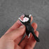 6PCS Different Cats Cell Phone Sucker Holder Cute Cat Support Resin Smart Phone Holder Stand Sucker Tablets Desk Sucker Smartphone Holder...