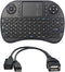 Mini Wireless Keyboard 2.4GHz Touch-pad Mouse Combo Plus OTG Cable - TV xStream, Compatible with Firesticks, Android TV Box, IPTV, 4K Media Stick,...