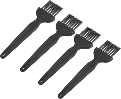 uxcell 4 Pcs Anti Static ESD Brush Plastic Handle Nylon Lab Cleaning Brushes for Electronics Keyboard PCB BGA Repair Soldering, 25x31mm Bristles...