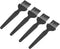 uxcell 4 Pcs Anti Static ESD Brush Plastic Handle Nylon Lab Cleaning Brushes for Electronics Keyboard PCB BGA Repair Soldering, 25x31mm Bristles...