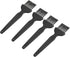 uxcell 4 Pcs Anti Static ESD Brush Plastic Handle Nylon Lab Cleaning Brushes for Electronics Keyboard PCB BGA Repair Soldering, 25x31mm Bristles...