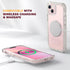 Diaclara Designed for iPhone 13 Case, Full Body Rugged Case with Built-in Touch Sensitive Anti-Scratch Screen Protector, Soft TPU Bumper Case for ...