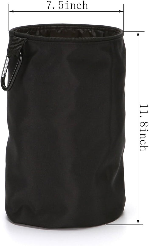 Clothespin Bag Hanging Clothesline Peg Organizer Storage Bags,Dust-proof (black)...