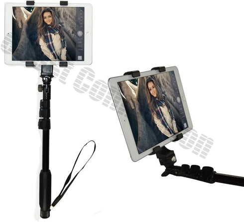 Acuvar Universal Tablet Tripod Holder Mount Adapter for iPad, Air, Air 2,iPad mini,Samsung Galaxy Tab,Microsoft Surface,Google Nexus & Many More T...