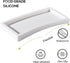 Bathroom Tray, Small Vanity Tray Silicone Soap Dish Sponge Holder Kitchen Sink Organizer Bathroom Accessories for Countertop, Toilet, Shower, Larg...