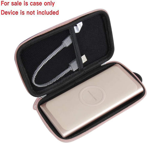 Hermitshell Hard EVA Travel Case for Samsung 2-in-1 Portable Fast Charge Wireless Charger and Battery Pack 10,000 mAh (Rose Gold, PU)......