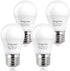LED Bulb 120V 40W Equivalent Light Bulb, A15 LED Bulb Warm White 2700K Energy Saving Bulb, E26 Medium Screw Base Suitable for Domestic Bulbs 4 Pac...