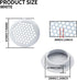 20Pcs Circular Air Vents White Soffit Vent, Stainless Steel Round Vent Mesh Hole Louver for Kitchen Bathroom Cabinet Wardrobe, 1.14"(29mm) Mountin...