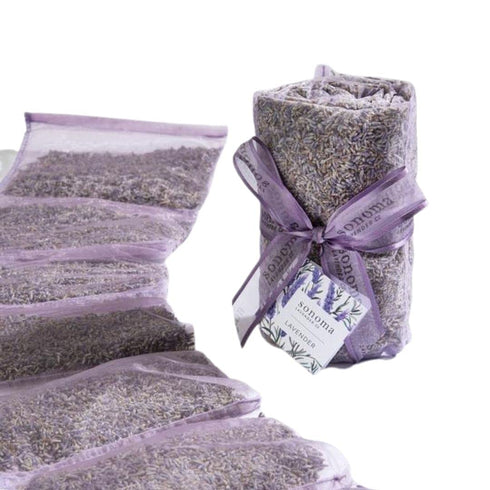 Sonoma Lavender Dried Lavender Sachets by The Yard for Drawers and Closets, Natural Air Freshener for Home, Car, Bag, Room, and Closet...