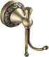 Antique Bronze Brass Bath Towel Hooks, Wall Mounted Bathroom Hardware Accessories,Pattern Carving Design...
