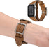 Compatible with Apple Watch Band 49mm 46mm 45mm 44mm 42mm(Series 3 2 1),Genuine Leather Bracelet Wrist Strap Compatible Apple Watch Ultra1/2 Serie...