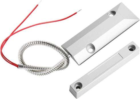 Aoje-Link OC-55 NO Rolling Door Contact Magnetic Reed Switch Alarm Sensor with 2 Wires, Zinc Alloy, 1pcs...