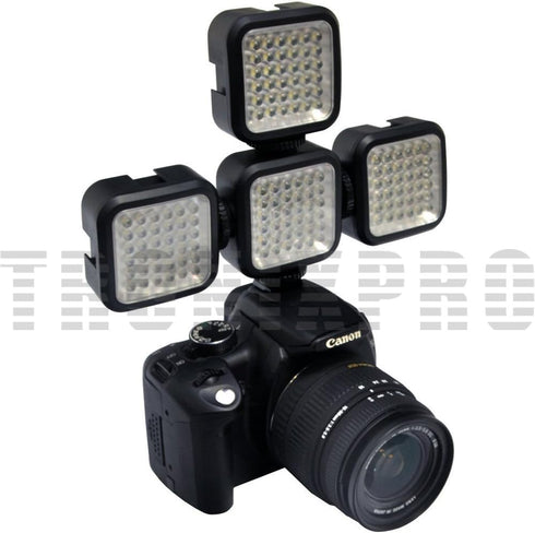 Universal Mini Portable Rechargeable USB LED Light for DSLR Cameras with Micro USB Cable for Nikon, Canon, Panasonic, Sony, Olympus, Fujifilm, Pen...