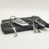 Initial Letter Key chain Silver for Men Women Bright 304 Stainless Steel Gold Alphabet Keychain Ring for Girls Boys...