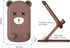 Cute Cell Phone Stand Foldable Adjustable Animal Phone Holder for Desk Silicone Protection Compatible with iPhone 16 15 14 13 12 Pro Max iPad Tabl...