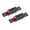 uxcell 2 Ways Spring Speaker Terminal Clip Push Release Connector Audio Cable Terminals Strip Block Black Red WP2-35 2Pcs...