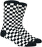Men's Black and White Checkered Socks, Shoe Size 6-12...