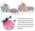 Aromatherapy Essential Oil Diffuser Necklace Stainless Steel lnspirational Locket Pendant(Flower)...