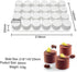 24 Cavity Cylinder Silicone Cake Mold For Cookies Making 3D Handmade Kitchen Reuse Baking Tools Decorating Mousse (B_ Cylinder)...