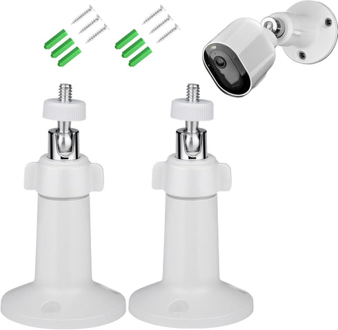 Adjustable Wall Mount for Arlo Pro/Pro 2,/Ultra/Pro 3/Pro 4/ Essential Spotlight Camera, Indoor/Outdoor Mounting Bracket for Your Surveillance Cam...