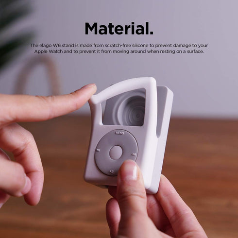 elago W6 Apple Watch Stand Compatible with iWatch Series 10/9/8/7/6/5/4/3/2/1/SE (46mm, 45mm, 44mm, 42mm, 41mm, 40mm, 38mm)...