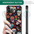 TnXee Case Compatible with iPhone 12/12 Pro Case?Sugar Skull Pattern Design Casae for iPhone 12/12 Pro Cases for Men Women, Shockproof Anti-Scratc...