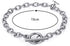 OBSEDE Charm Bracelet Chain Making Kit Stainless Steel Link with OT Toggle Clasp for Women DIY Jewelry Crafts, 5 Pieces...