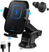 Amlink Wireless Car Charger - 15W Fast Chargeing Cell Phone Holder Car - Auto Clamping Phone Mount Holder for Dashboard Windshield Air Vent Compat...