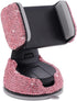 Pink Car Accessories, Pink Phone Holder For Car, Car Phone Holder,Rhinestone Bling Crystal Car Phone Mount,with One Air Vent Base...