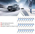 24 PCS Radial Tyre Puncture Patches Tire Repair Tool Car Motorcycle Universal Tubeless Tire Puncture Repair Mushroom Plug Patch Gum for Car,motorc...