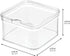 iDesign Crisp Plastic Refrigerator and Pantry Bin, Modular Stacking Food Storage Box for Freezer, Fridge, Office, Cabinet, Bathroom, BPA Free, 6.3...