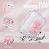 Airpods Pro 2nd Generation Case with Cute 3D Colour Bow Design Soft Clear TPU Cover with Cute Keychain, Airpods Pro Case Cleaning Pen Kit for Woma...