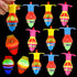 9Pack LED Light Up Spinning Tops with Gyroscope, LED Flashing Spinning Toys for Kids, Party Favors Goodie Bag Fillers Glow Dark Party Supply Bulk ...