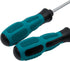 2-Piece Magnetic Tip Screwdriver Set, 1 Philips Screwdriver and 1 Slotted Flatted Head Screwdriver with A Round Hole (PH1*100mm, 4 * 100mm)...