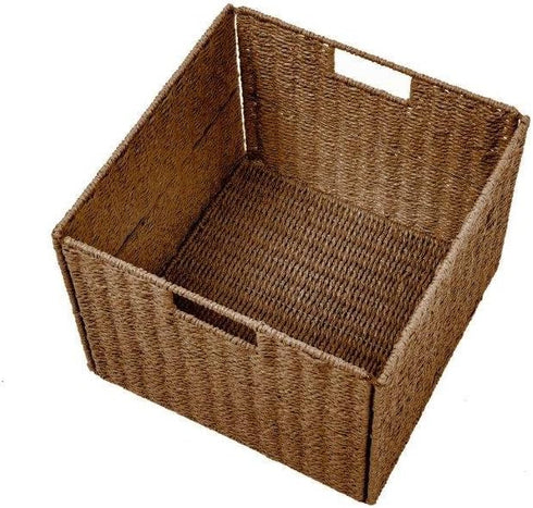 Trademark Innovations Foldable Storage Basket with Iron Wire Frame (Set of 2)...