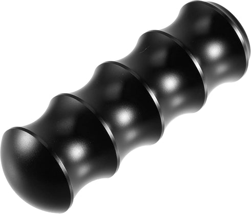 X AUTOHAUX 1 Set 12cm Gear Shift Knob Aluminum Alloy Bamboo Style Gear Shifter Car Interior Shift Knob Black...