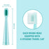 Vekkia Dragon Lord Electric Toothbrush Replacement Heads - 7X More Plaque Removal, End-Rounded 3D Curved Soft Bristles, Comfortable & Efficient Cl...