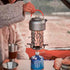 Camping heater Butane heater Candle heater Tent heater Small propane heater Emergency heater Portable stainless steel camping heater (silver)...