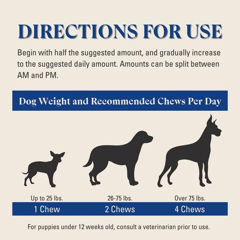 Soft Chew Multivitamin for Dogs - Longevity Focus | Overall Wellness, Healthy Immune and Cardiovascular System for Dogs | OTIS Healthy Dog Treats ...
