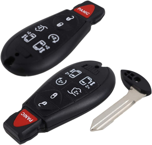 Keyless Remote Key Fob Replacement for 2008-2015 Chrysler Town and Country,2008-2014 Dodge Grand Caravan, M3N5WY783X 433MHZ,Pack of 2...
