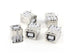 YXQ USB Type B Female Port 4-Pin 90 Degree B Solder Jack PCB Mount DIP Socket Connector Silver Tone, 5-Piece...
