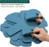 Pan Pot Protectors, Larger & Thicker Pan Protector Pads, 3 Different Sizes, 12 Pcs Pot Seperator Pads for Protecting and Stacking Your Cookware(Cy...