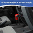 RT-TCZ for Wrangler JK Red Gear Shift Knob Handle Cover Trim for Jeep Wrangler JK JKU 2007-2010 Red Interior Accessories 2pcs...