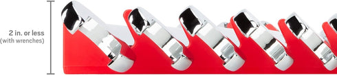 TEKTON 15-Tool Combination Wrench Organizer Rack (Red) | ORG29215 | Made in USA...